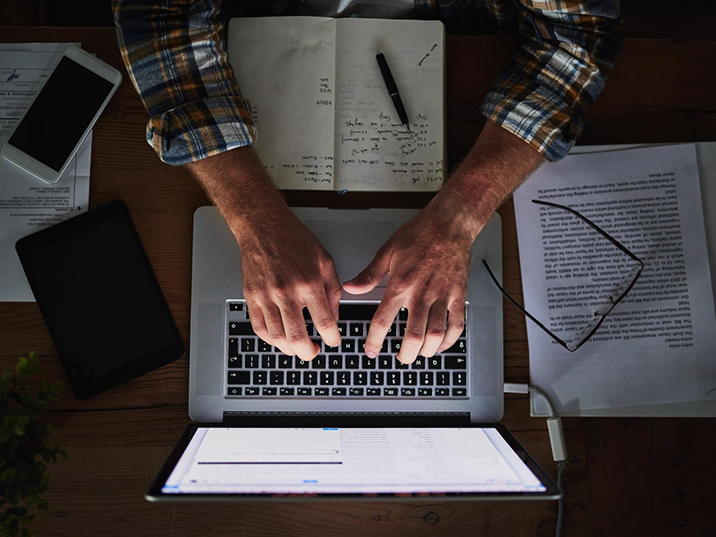 Professional SEO content writing agency creating engaging website content